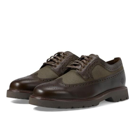 Cole Haan Men's American Classics Long Wing Shoes US 12M Olive Green Leather NIB - Picture 1 of 12